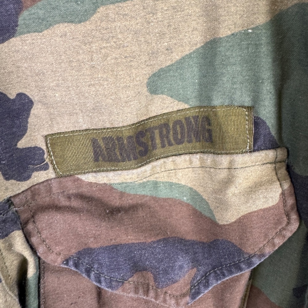 Alpha Industries M65 Field Jacket Woodland Camo Mens Small Military Coat Regular - Picture 3 of 10